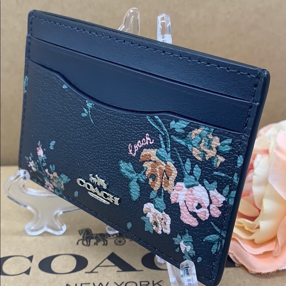 COACH Card Case im gold/midnight multi - Picture 4 of 16